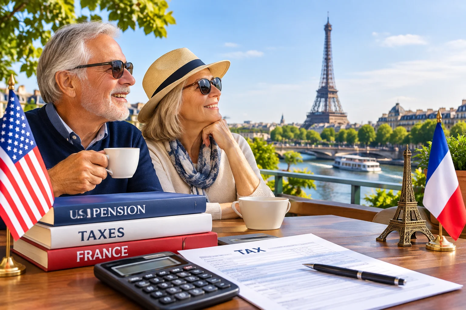 How Your Pension Gets Taxed as a US Retiree in France