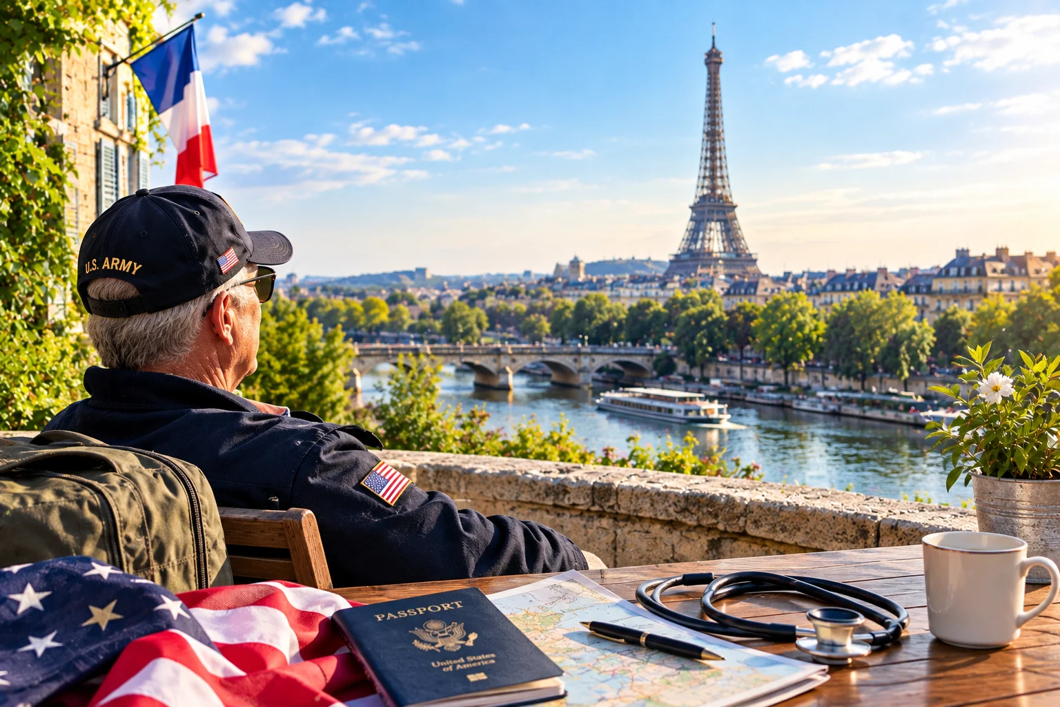 Military Retirees in France: Benefits, VA Care, and Visas